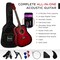 Best Choice Products 41in Full Size All-Wood Acoustic Guitar Starter Kit w/ Gig Bag, Pick, Strap, Rag